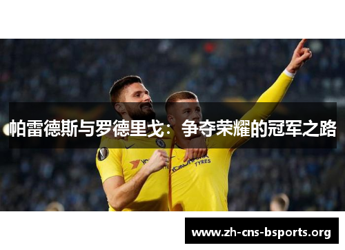 帕雷德斯与罗德里戈:争夺荣耀的冠军之路 帕雷德斯与罗德里戈:争夺荣耀的冠军之路